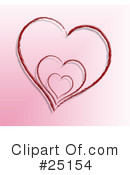 Hearts Clipart #25154 by KJ Pargeter