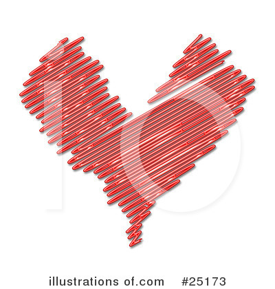 Royalty-Free (RF) Hearts Clipart Illustration by KJ Pargeter - Stock Sample #25173