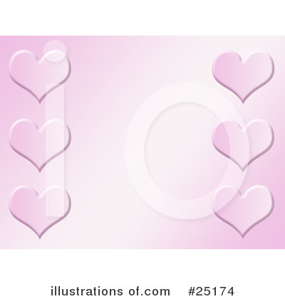 Royalty-Free (RF) Hearts Clipart Illustration by KJ Pargeter - Stock Sample #25174