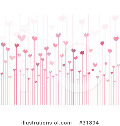 Royalty-Free (RF) Hearts Clipart Illustration by KJ Pargeter - Stock Sample #31394