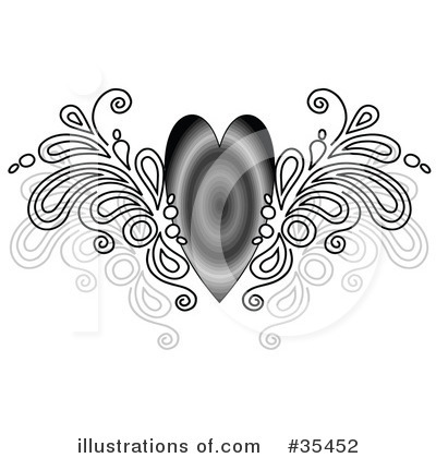 Royalty-Free (RF) Hearts Clipart Illustration by C Charley-Franzwa - Stock Sample #35452