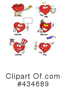Hearts Clipart #434689 by Hit Toon