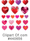 Hearts Clipart #440656 by Pushkin
