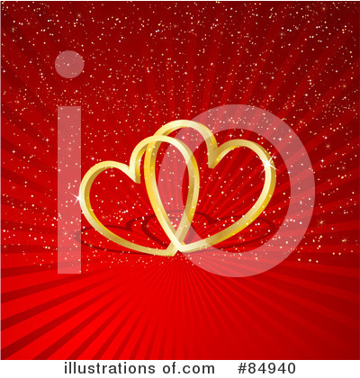 Royalty-Free (RF) Hearts Clipart Illustration by KJ Pargeter - Stock Sample #84940