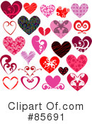 Hearts Clipart #85691 by KJ Pargeter