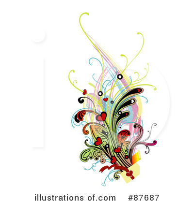 Royalty-Free (RF) Hearts Clipart Illustration by BNP Design Studio - Stock Sample #87687