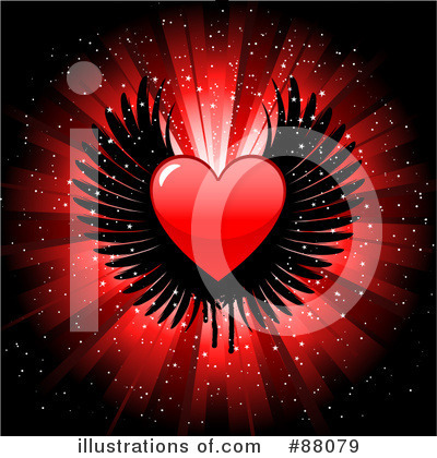 Royalty-Free (RF) Hearts Clipart Illustration by KJ Pargeter - Stock Sample #88079