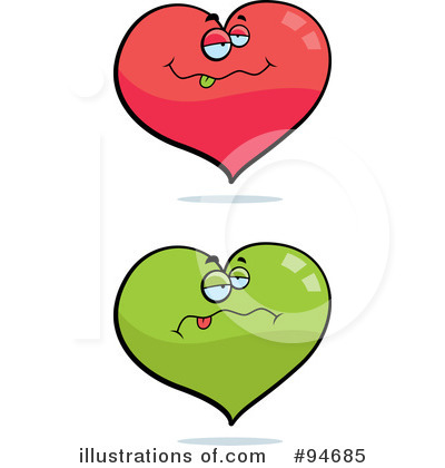 Royalty-Free (RF) Hearts Clipart Illustration by Cory Thoman - Stock Sample #94685