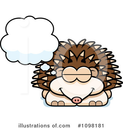 Royalty-Free (RF) Hedgehog Clipart Illustration by Cory Thoman - Stock Sample #1098181