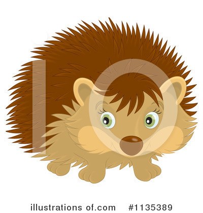 Royalty-Free (RF) Hedgehog Clipart Illustration by Alex Bannykh - Stock Sample #1135389