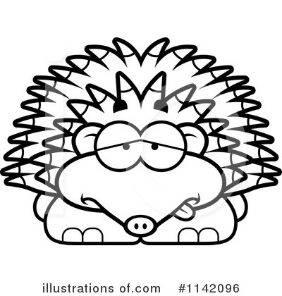 Royalty-Free (RF) Hedgehog Clipart Illustration by Cory Thoman - Stock Sample #1142096