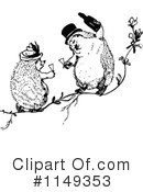 Hedgehog Clipart #1149353 by Prawny Vintage
