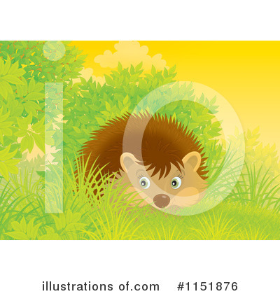 Royalty-Free (RF) Hedgehog Clipart Illustration by Alex Bannykh - Stock Sample #1151876