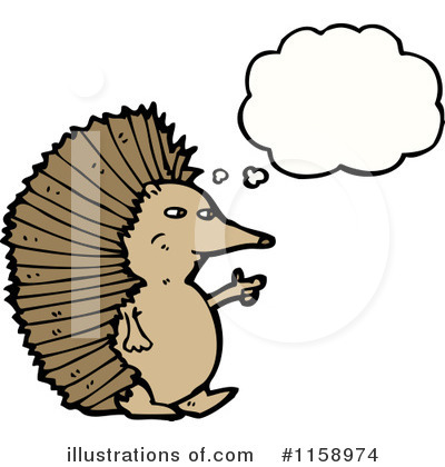 Royalty-Free (RF) Hedgehog Clipart Illustration by lineartestpilot - Stock Sample #1158974