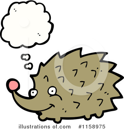 Royalty-Free (RF) Hedgehog Clipart Illustration by lineartestpilot - Stock Sample #1158975