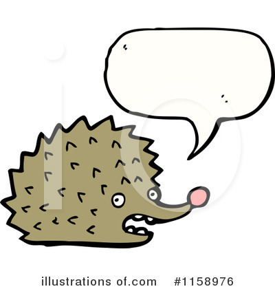 Royalty-Free (RF) Hedgehog Clipart Illustration by lineartestpilot - Stock Sample #1158976