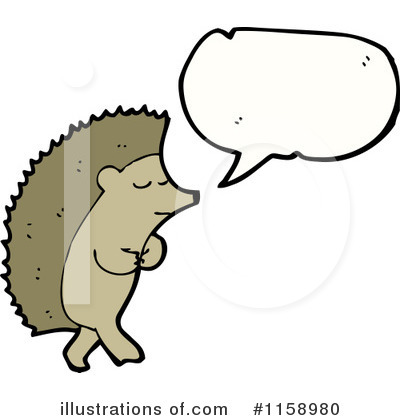 Royalty-Free (RF) Hedgehog Clipart Illustration by lineartestpilot - Stock Sample #1158980