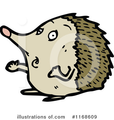 Royalty-Free (RF) Hedgehog Clipart Illustration by lineartestpilot - Stock Sample #1168609