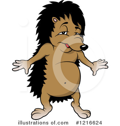 Royalty-Free (RF) Hedgehog Clipart Illustration by dero - Stock Sample #1216624