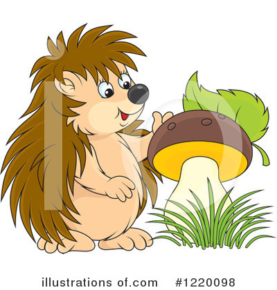 Royalty-Free (RF) Hedgehog Clipart Illustration by Alex Bannykh - Stock Sample #1220098