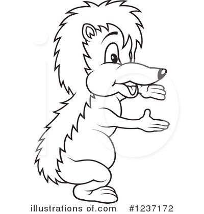 Royalty-Free (RF) Hedgehog Clipart Illustration by dero - Stock Sample #1237172