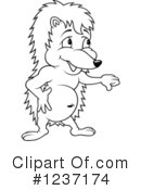 Hedgehog Clipart #1237174 by dero