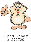 Hedgehog Clipart #1272720 by Dennis Holmes Designs