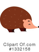 Hedgehog Clipart #1332158 by BNP Design Studio