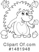 Hedgehog Clipart #1481948 by visekart