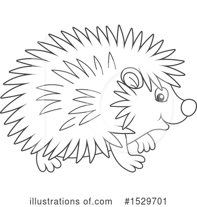 Royalty-Free (RF) Hedgehog Clipart Illustration by Alex Bannykh - Stock Sample #1529701