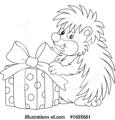 Royalty-Free (RF) Hedgehog Clipart Illustration by Alex Bannykh - Stock Sample #1688661