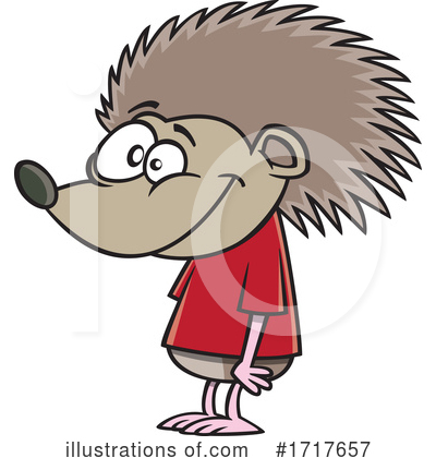 Hedgehog Clipart #1717657 by toonaday