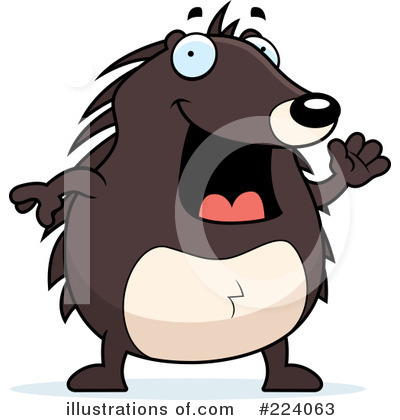 Royalty-Free (RF) Hedgehog Clipart Illustration by Cory Thoman - Stock Sample #224063