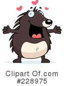 Hedgehog Clipart #228975 by Cory Thoman