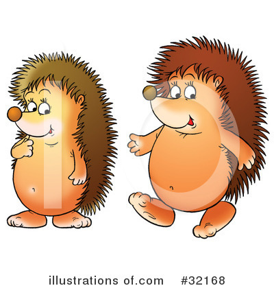 Hedgehog Clipart #32168 by Alex Bannykh