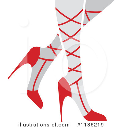 Royalty-Free (RF) Heels Clipart Illustration by Lal Perera - Stock Sample #1186219
