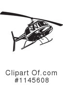 Helicopter Clipart #1145608 by patrimonio