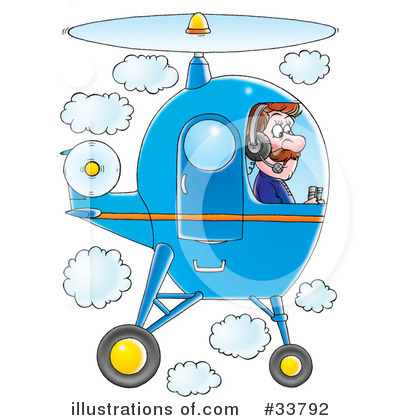 Helicopter Clipart #33792 by Alex Bannykh