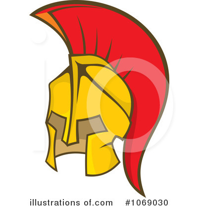 Royalty-Free (RF) Helmet Clipart Illustration by Any Vector - Stock Sample #1069030