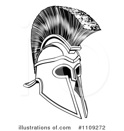 Royalty-Free (RF) Helmet Clipart Illustration by AtStockIllustration - Stock Sample #1109272