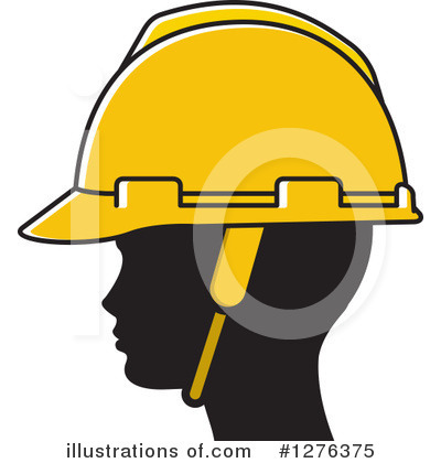 Hardhat Clipart #1276375 by Lal Perera