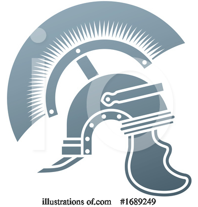 Spartan Helmet Clipart #1689249 by AtStockIllustration