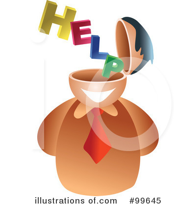 Royalty-Free (RF) Help Clipart Illustration by Prawny - Stock Sample #99645