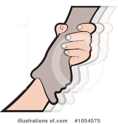 Royalty-Free (RF) Helping Clipart Illustration by Lal Perera - Stock Sample #1054575