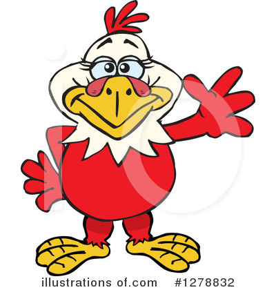 Royalty-Free (RF) Hen Clipart Illustration by Dennis Holmes Designs - Stock Sample #1278832