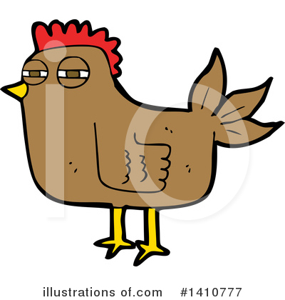 Royalty-Free (RF) Hen Clipart Illustration by lineartestpilot - Stock Sample #1410777