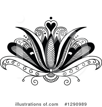Royalty-Free (RF) Henna Clipart Illustration by Vector Tradition SM - Stock Sample #1290989