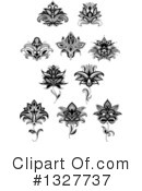 Henna Flower Clipart #1327737 by Vector Tradition SM