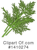 Herbs Clipart #1410274 by Vector Tradition SM