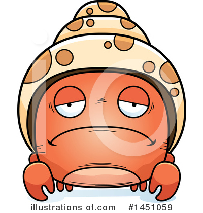 Hermit Crab Clipart #1451059 by Cory Thoman